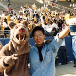 With the Pitt Panther