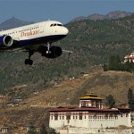Druk air in Paro by Yeshey Dorji high flying dragon