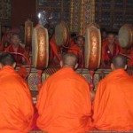 Monks celebrating Guru
